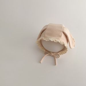 LISA Topi Bonnet Bayi Earmuff kuping lucu | Topi katun bayi 0-1 Tahun | Topi bayi lucu hangat