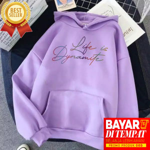 Sweater Wanita Berkualitas - Like Is Dynamite Purple