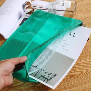 Kaki Jimat A4 Zip Bag Double Layer Document File Waterproof File Organizer Big Capacity Student Stationery Fail
