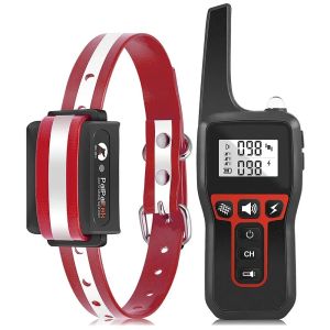 1000M Dog Training Collar With Remote Dog Bark Collar Waterproof Rechargeable Training Dog Collar with Shock Vibration Sound