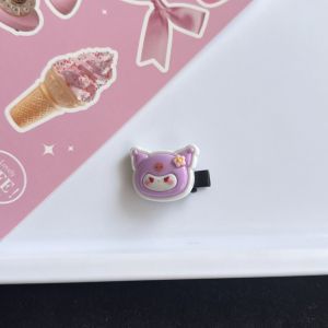 Sanrio Hair Pin 🎀 可爱三丽鸥发夹 Klip Rambut Cinnamoroll Kuromi Melody Oval Klip Pelajar Cute Girl Hair Clip Cartoon Forehead Oval Hair Accessories