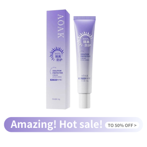 AOAK Sunscreen Cream 50g Brightening Skin Tone Moisturizing Isolation Protection Cream Concealer Invisible Pore