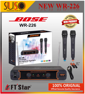 (SUSO)PROFESSIONAL WIRELESS MICROPHONE SYSTEM WR-226 /UHF/HI-FI SYSTEM/DIGITAL WIRELESS AUDIO TRANSMISSON.