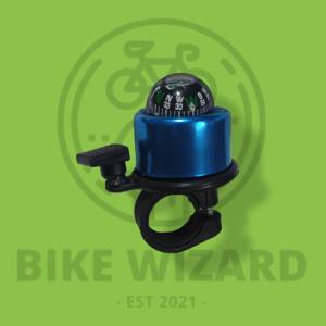 Chrome Bell Silver/Gold Premium Bike Bell with Sleek Design and Superior Sound