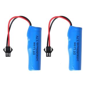 2pcs 3.7V 800mAh rechargable Liion gói tuyệt vời cho đồ chơi mô hình và xe điều khiển từ xa thay thế