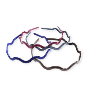 BI Bando Doff Gelombang Bando Matte Korea Zigzag Besar Bandana Ombak Wave Shaped Headband A098