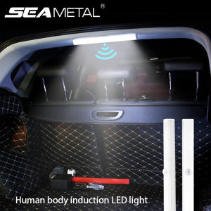 Magnetic Car Roof Light 10/15/21CM USB Rechargeable Car Interior lighting Human Body Induction Lights for Trunk Storage Box