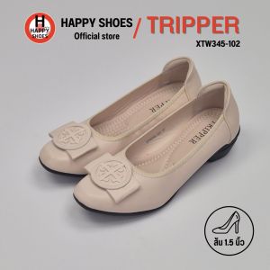 [🥇ทริปเปอร์แท้100%🔢ไซส์ 36-40👠ส้น1.5นิ้ว] TRIPPER รุ่น XTW345-102 รองเท้าคัทชูหนัง รองเท้าหนังหุ้มส้น รองเท้าพิธีการ