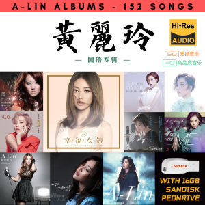 [152首] USB Pendrive Song 音乐USB 黄丽玲国语专辑 mp3 超高音质 16gb 流畅播放 A-Lin Songs 车载音乐
