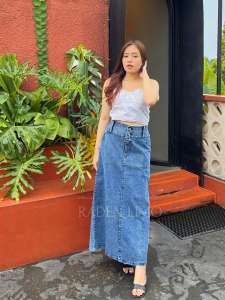 ROK JEANS WANITA PANJANG STRECTH
