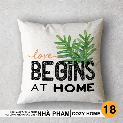 Gối Trang Trí Sofa COZY HOME (No1-No20) (45x45cm)