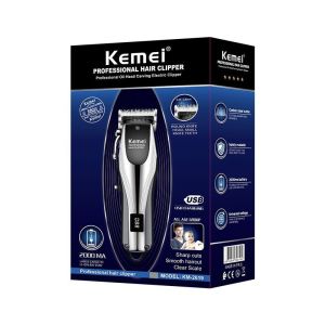 Alat Cukur Rambut Elektrik KEMEI KM 2619 - Mesin Cukur Rambut Cas 1 Set - Hair Clipper - Pencukur Rambut Portable / Alat Cukur Kemei KM-2619 - Mesin Cukur Rambut Listrik Bisa Di Cas - TASMAN COLLECTION