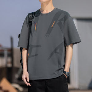 7A抗菌大码男士短袖夏季新款男装宽松衣服休闲潮牌半袖上衣t恤男