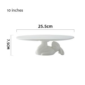 Tempat Kue Lovely Rabbit Shaped Cupcake Cake Stand Dessert Tray