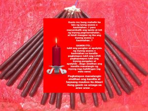 Kandilang Pula Lucky Charm sa Pag Ibig sa Mag AsawaMagkasintahan 10pcs