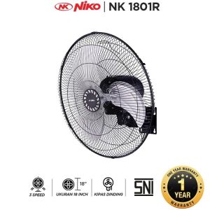 Niko Kipas Angin Dinding Tembok Tornado Besi Remote Control - 18 inch - NK1801R - FREE ONGKIR