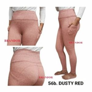 Brandor - Highwaisted Ankle Legging - 2 Side Pocket -  Legging Olahraga Wanita ( ONLG56 )