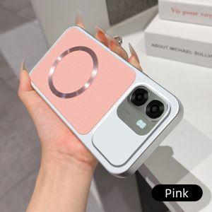 Simple For OPPO A6X A6C A6T A6 Pro A6K A6S A6i Plus Magnetic Back Cover Soft Leather Veneered Phone Silicone Casing