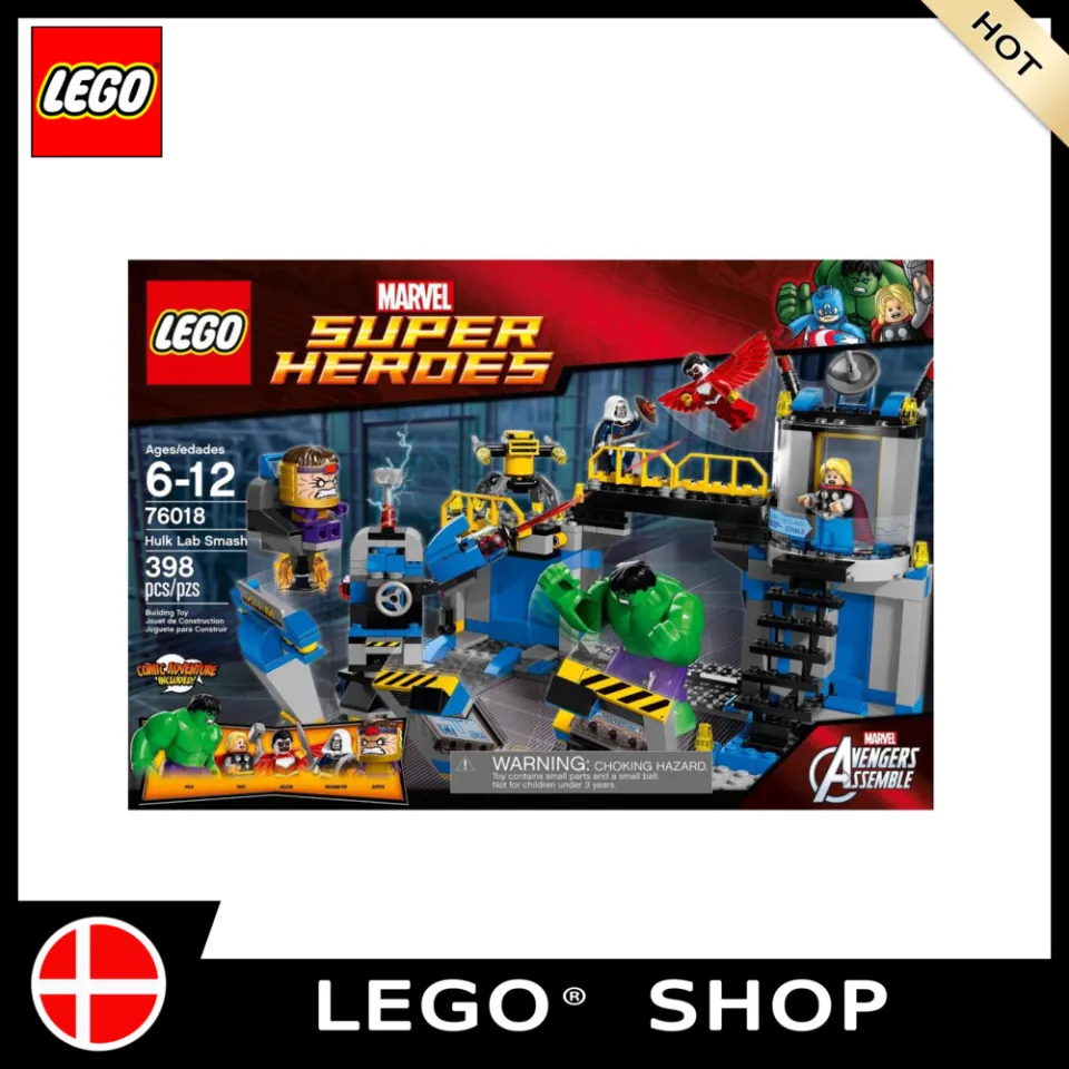 100% Original] LEGO® 76018 MARVEL SUPER HEROES Avengers: Hulk Lab
