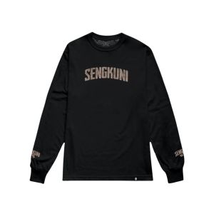 ORARIE - KAOS LENGAN PANJANG Atasan Pria SENGKUNI Hitam Baju Distro Tshirt Oblong Cowok & Wanita