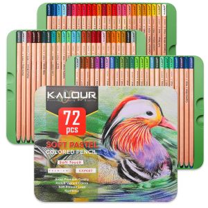 KALOUR School Childrens Color Pencil for Adult Coloring Book 50/72/120 Vivid Colors Drawing Sketching Layering Blending Pens2026