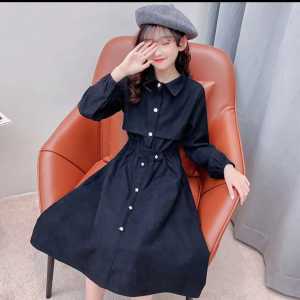 DRESS ANAK KOREA TARISSA/TERBARU/KEKINIAN /KOREA/BANGKOK / UMUR7-12TAHUN