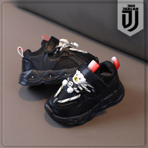 Sepatu Sneakers TEDDY BEAR Lampu LED Anak usia 1 2 3 4 5 6 tahun / Sepatu Kets Tali Perekat Anak Cowok Cewek Fashion Sporty / Sepatu MENYALA Anak Balita Laki Laki Perempuan Variasi Boneka Lucu / Sepatu Baby Casual Wanita Pria Variasi Boneka Beruang Trendy