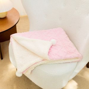 FUDESHE หนาขึ้น ผ้าห่มแมวนุ่ม ซักได้ สะดวกสบาย ที่นอนสำหรับสัตว์เลี้ยง ใหม่ แผ่นรองนอนสำหรับสัตว์เลี้ยง สำหรับแมว