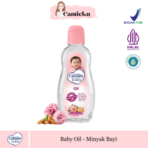 CUSSONS Baby Oil Minyak Bayi Lembut Lembap Hangat Tahan Lama 100+100ml 50+50ml