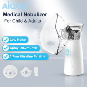 💗SG Seller💗 Protecting Your Body Inhaler Device for Adults Inhaler Childrens Inhaler Nebuliser with Cover and Mouthpiece Automatic Cleaning Function Ultralight & Small Lightweight