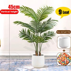 ⭐️Free stone+flower pot 🍃Artificial Plant big size 85/95/105CM High-Quality Tree Garden living home decor Artificial Palm Ficus pandurata Fake ficus lyrata Plant For Indoor House Home Wedding Office Decoration
