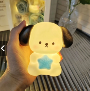 Đèn Ngủ Chó Mini Pin Để Bàn Decor Đèn Trang Trí Phòng Ngủ Quà Tặng Đáng Yêu