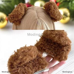 [COD] Modingdue 1Pair New Cute Puppy Ears Side Clips For Girls Plush Hairpin Kawaii Barrettes Headwear Kids Hair Accessories Gifts