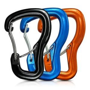 INVADER Aluminum Alloy Carabiner Clip Hook Multifunctional Heavy Duty Hammock Buckle Professional Quick Release Hanging Buckle Camping
