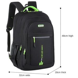 1pcs Mens Backpacks Oxford Waterproof Rucksack Business Computer Bag Casual Travel Backpack Senior Student Schoolbag