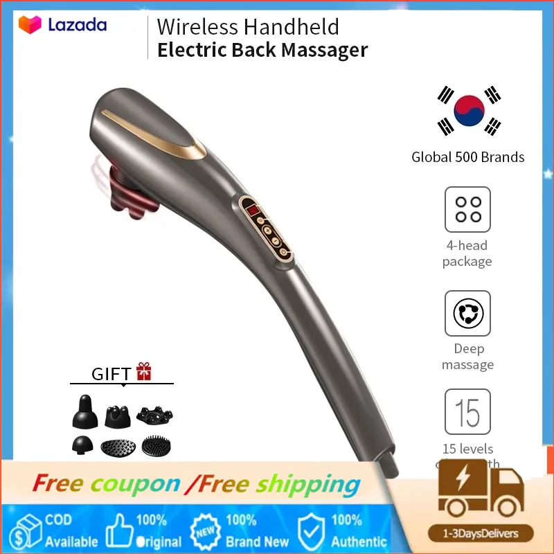 Hand held electric clearance massager