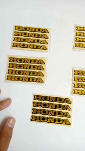 STIKER EMBLEM HONDA TIMBUL KUALITAS TERBAIK