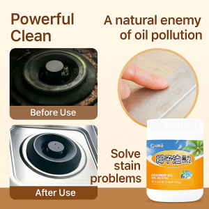 Coconut Oil Stain Remover Strong Decontamination Cream Stainless Cookware Cleaner Rust Remover Kitchen Bathroom Degreaser Cleaner