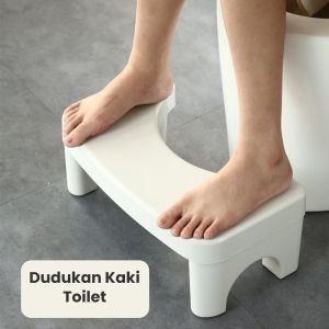 BACC Bangku Pijakan Toilet Stool Dudukan Kaki Closet Kursi Sehat Foldable Pijakan Kaki Kloset HSB115