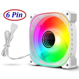 พัดลมเคส CoolMoon Explorer TY1 RGB 6Pin 120mm.