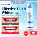 Dr.ville Teeth Whitening 8X Niacinamide Whitening Toothpaste Get Rid of Stains Bad Breath Oral Care Counter Toothpaste 烟酰胺美白牙膏 100ml. 