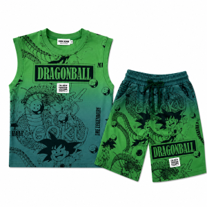 Set Bộ Đồ Bé Trai Sát Nách Cotton Thun Lạnh 4 Chiều in DRAGON BALL MSBO13 từ 13 đến 50kg - CON XINH