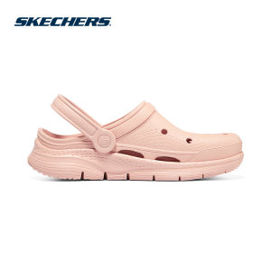 Skechers สเก็ตเชอร์ส รองเท้าผู้หญิง รองเท้าผ้าใบ Women Foamies Arch Fit Its A Fit Walking Shoes - 111385-BLSH - Arch Fit Dual-Density Machine Washable
