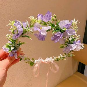 Fashion Women Wedding Floral Headband Diameter 18cm Multistyles Party Bride Garland Hair Accessories Wedding Baby Shower Decor h2610