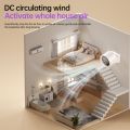Circulating Fan Wall Mount Desktop 100 Speed High Speed Turbo Silent Fan Desktop Fan USB Digital Display 4000mah Large Capacity. 