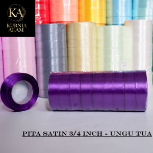 Pita Satin Eagle 2 cm Import Taiwan Ukuran 3/4 inch Per ROLL Untuk Bungkus Kado Souvenir di jual ROLL an