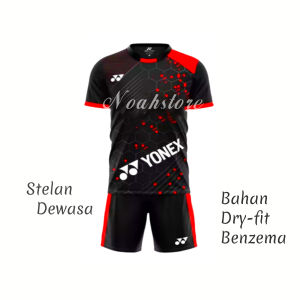 Kaos Badminton Pria DewasaJersey Stelan Olahraga Bola Voli Tenis Bulutangkis Jersey Terlaris