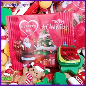 Fanzi 10pcs Giáng sinh bất ngờ mù Túi sáng động vật nấm bức tượng nhỏ bí ẩn túi cho chậu Dollhouse trang trí nội thất