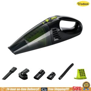 [Vodool]เครื่องดูดฝุ่นรถยนต์แบบพกพาเครื่องดูดฝุ่นรถยนต์ 4500PA เครื่องดูดฝุ่นมือถือ 120W สำหรับรถบ้านสำนักงาน