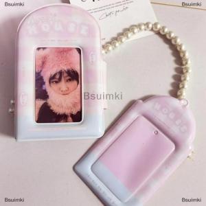 [COD] Bsuimki 1 cái nhà màu hồng loạt Album Polaroid gói Thẻ lưu trữ Album Lưu Trữ 3 inch Album hoạt hình trẻ em